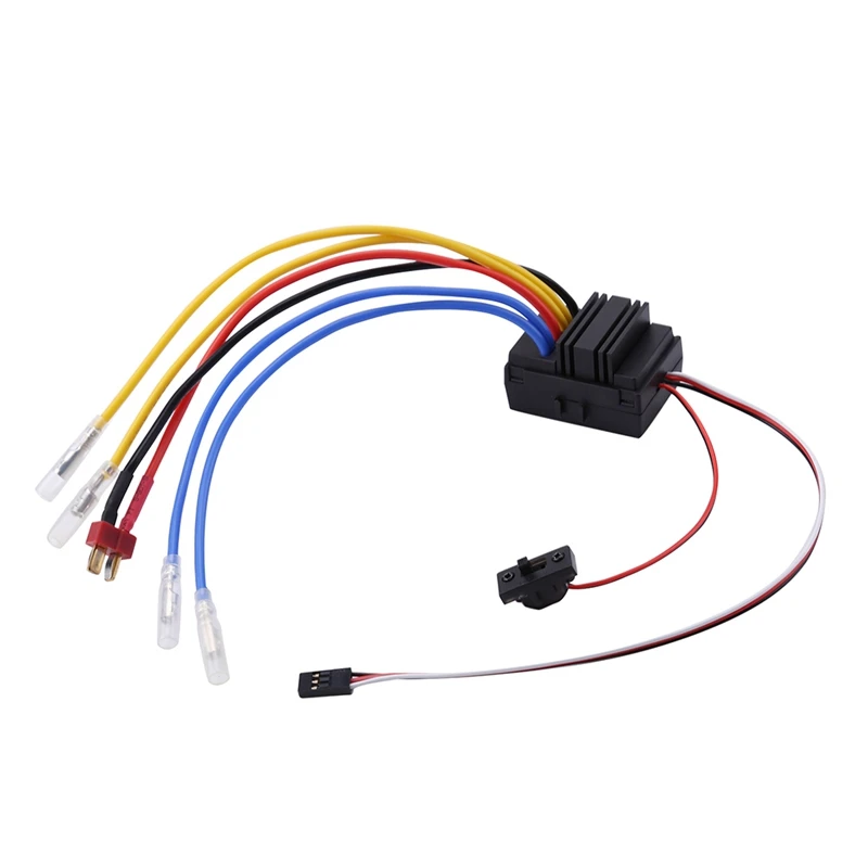 

Waterproof 80A ESC Double-Brushed Electronic Speed Controller ESC for 1/8 RC Cars