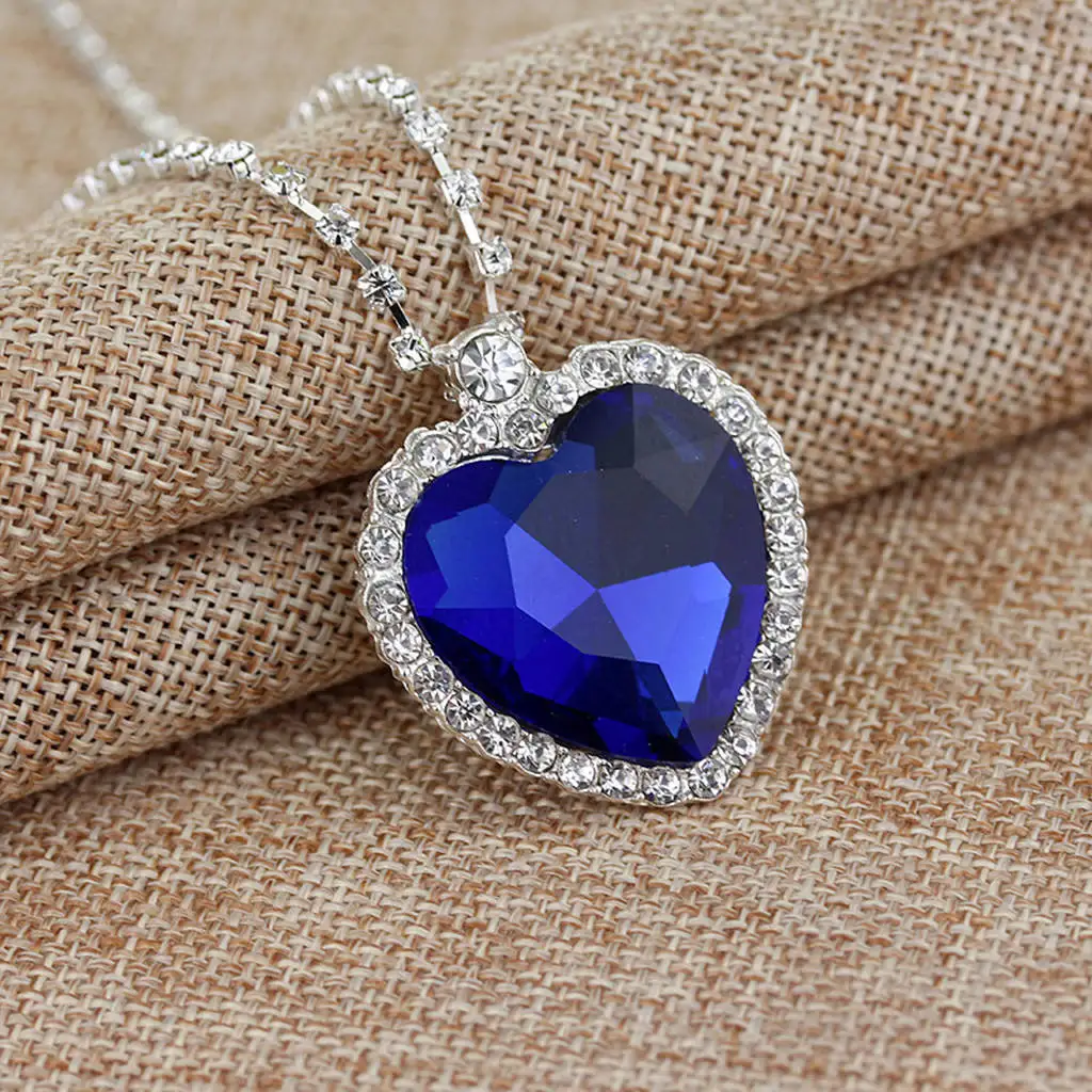 

Women's Rhinestone Pendant Chain Fashion Elegant Necklace Jewelry