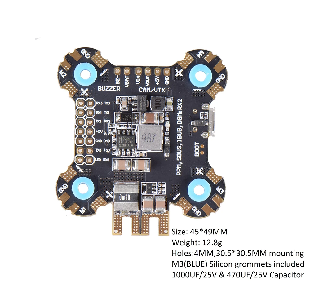 JHE F722 STM32F722 Контроллер полета Встроенный OSD BMP280 барометр BEC 5 В для RC Nova 235 мм ZMR250