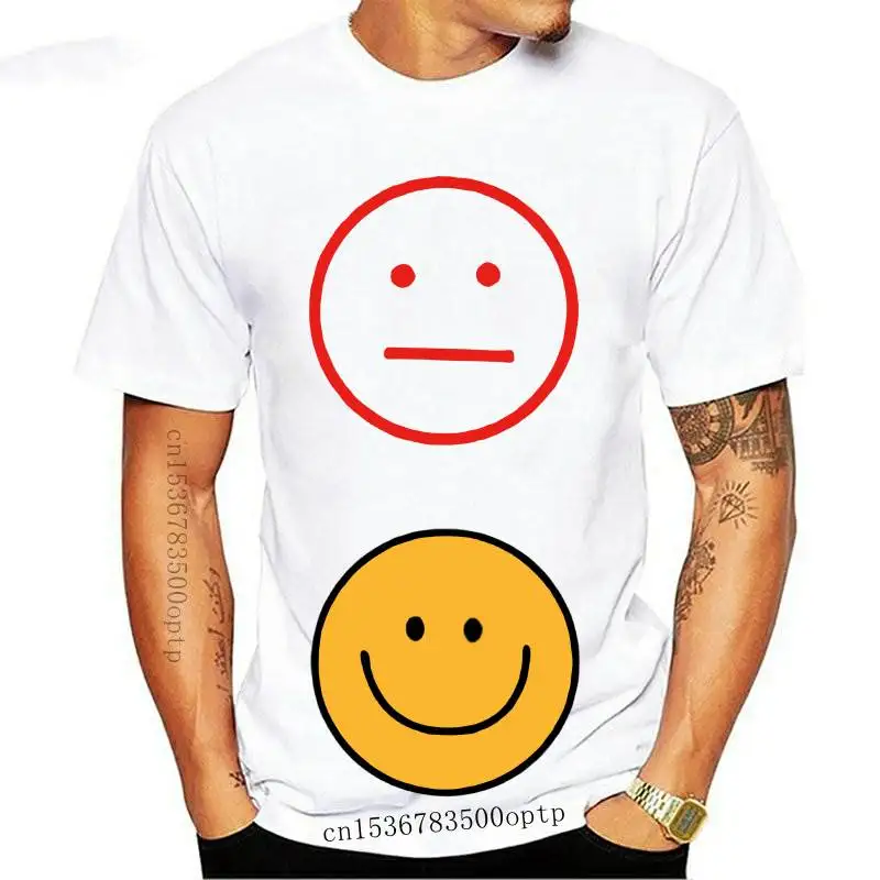 

Plus Size S-5XL New Smile Face Print T Shirt Women Shirts 100%Cotton O Neck Short Sleeve T-Shirt Funny T Shirts Casual Tshirt