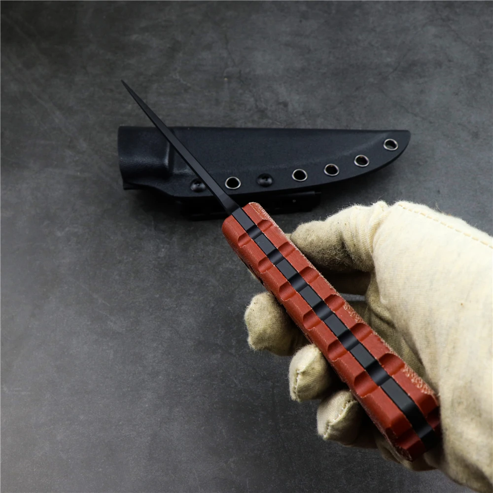 Открытый Кемпинг Охота Выживание маленький прямой нож DC53 сталь M2 стальное лезвие