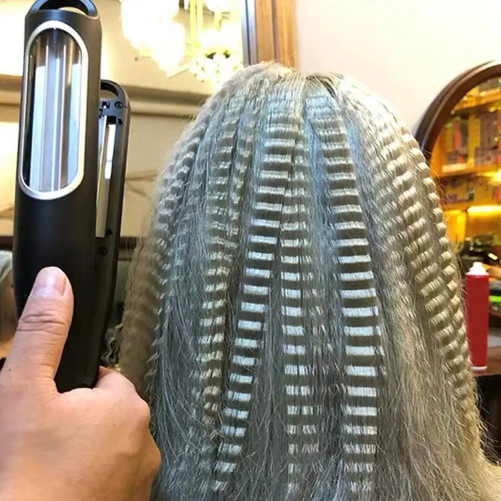 

Плойка для гофре Автоматическая, профессиональные щипцы для завивки волос, волшебные Щипцы Для волнистых волн, T3P6