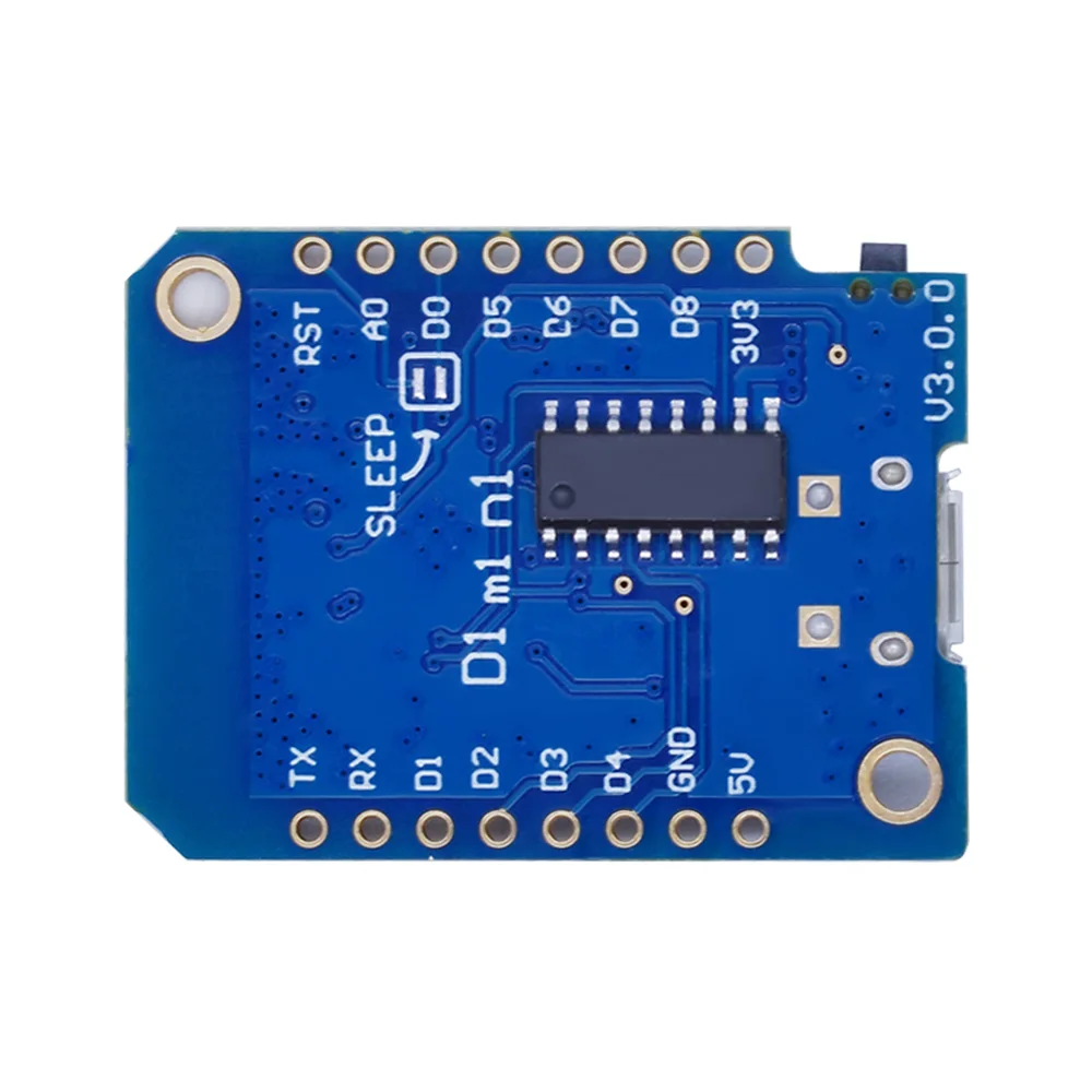 Макетная плата Wemos D1 Mini V3.0.0 с Wi-Fi на базе ESP8266 CH340 CH340G 4 Мб для Arduino Nodemcu V2 micropymarathon |