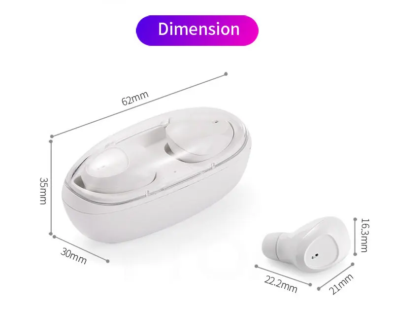 Touch Key Smallest Bass Mini True Wireless Bluetooth 5.0 Headphones Earphone TWS HD Stereo Earbuds For xiaomi iphone huawei