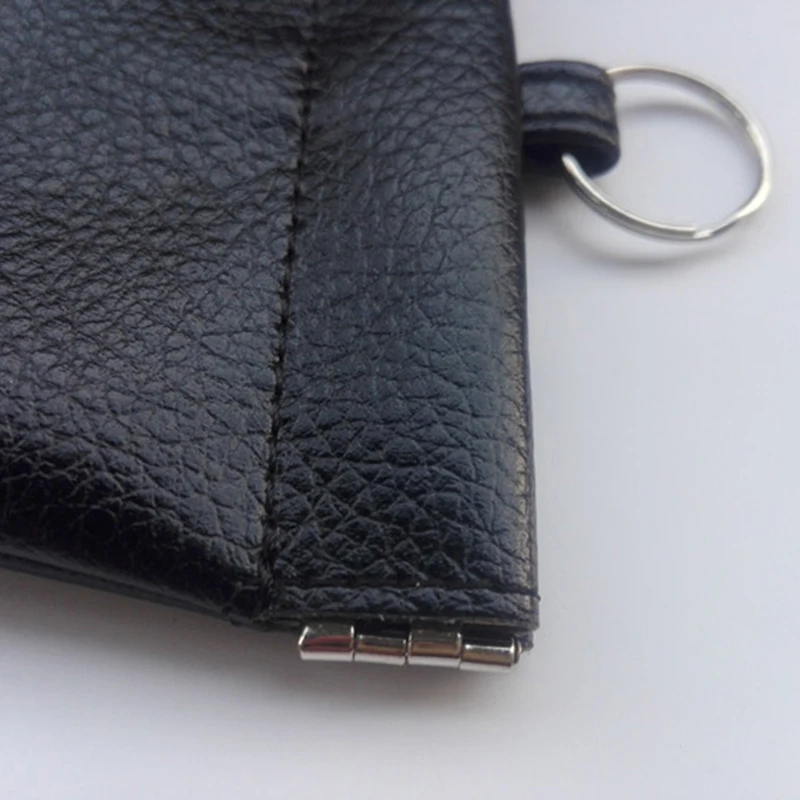 

Leather RFID Key Bag Accessories Kit Security Car Anti-theft Shielding Remote