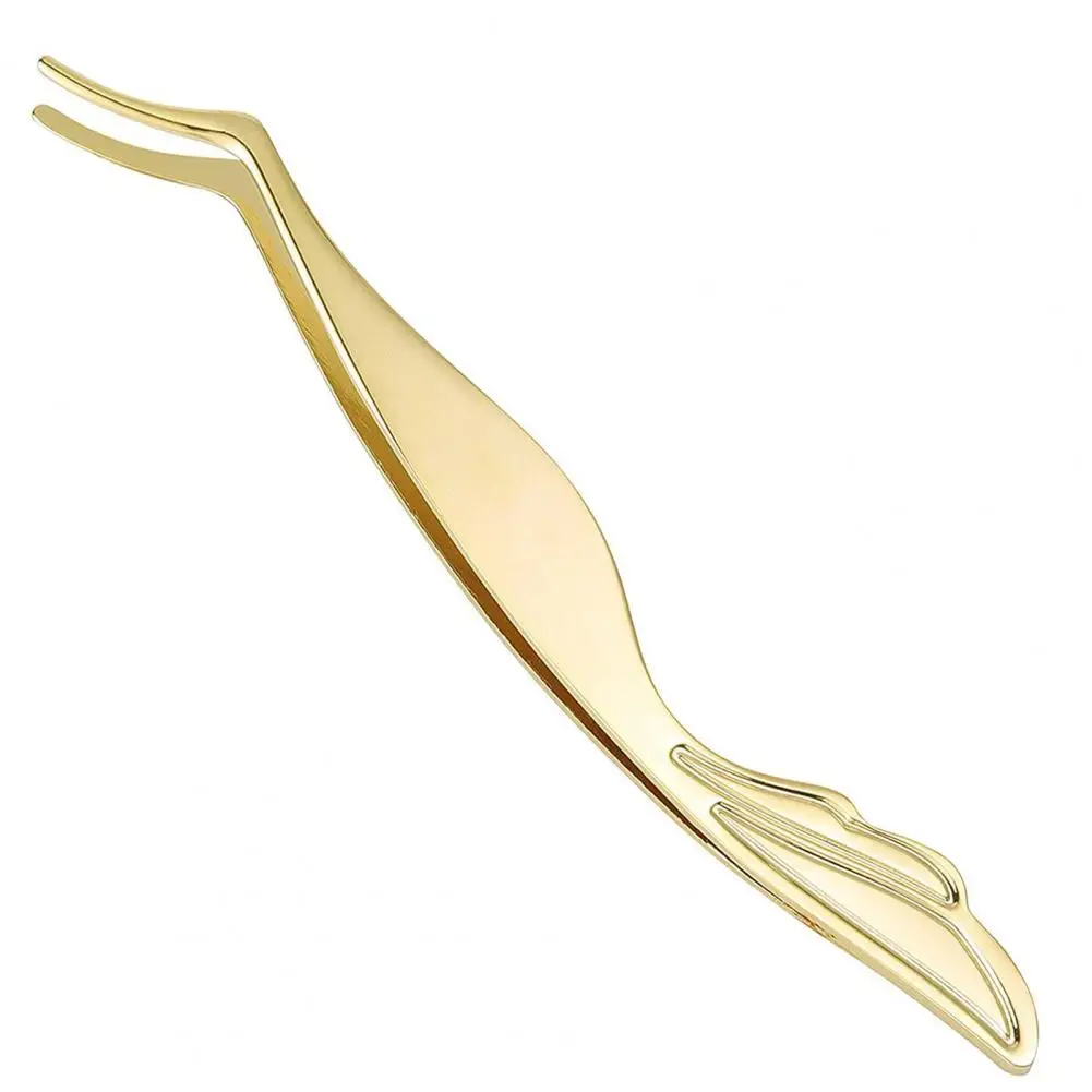 

Swallowtail Delicate Eyelash Applicator Tool Eyelash Extension Tweezer Lightweight Eyelash Clip Reusable for Makeup