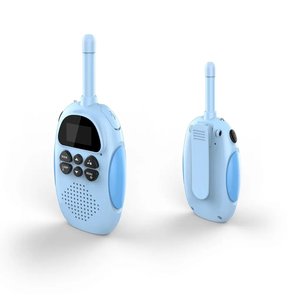 

2pcs Outdoor Walkie Talkie Wireless For Children Strong Signal Flashlight Usb Rechargeable Walkie Talkie