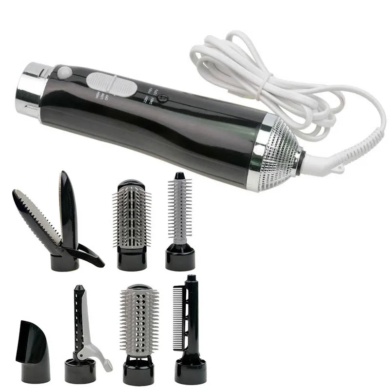 7 в 1 многофункциональная щетка для горячего воздуха стайлер электрический фен