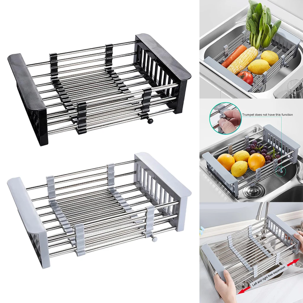 

Expandable Drying Rack with Adjustable Armrest Rustproof for Vegetable