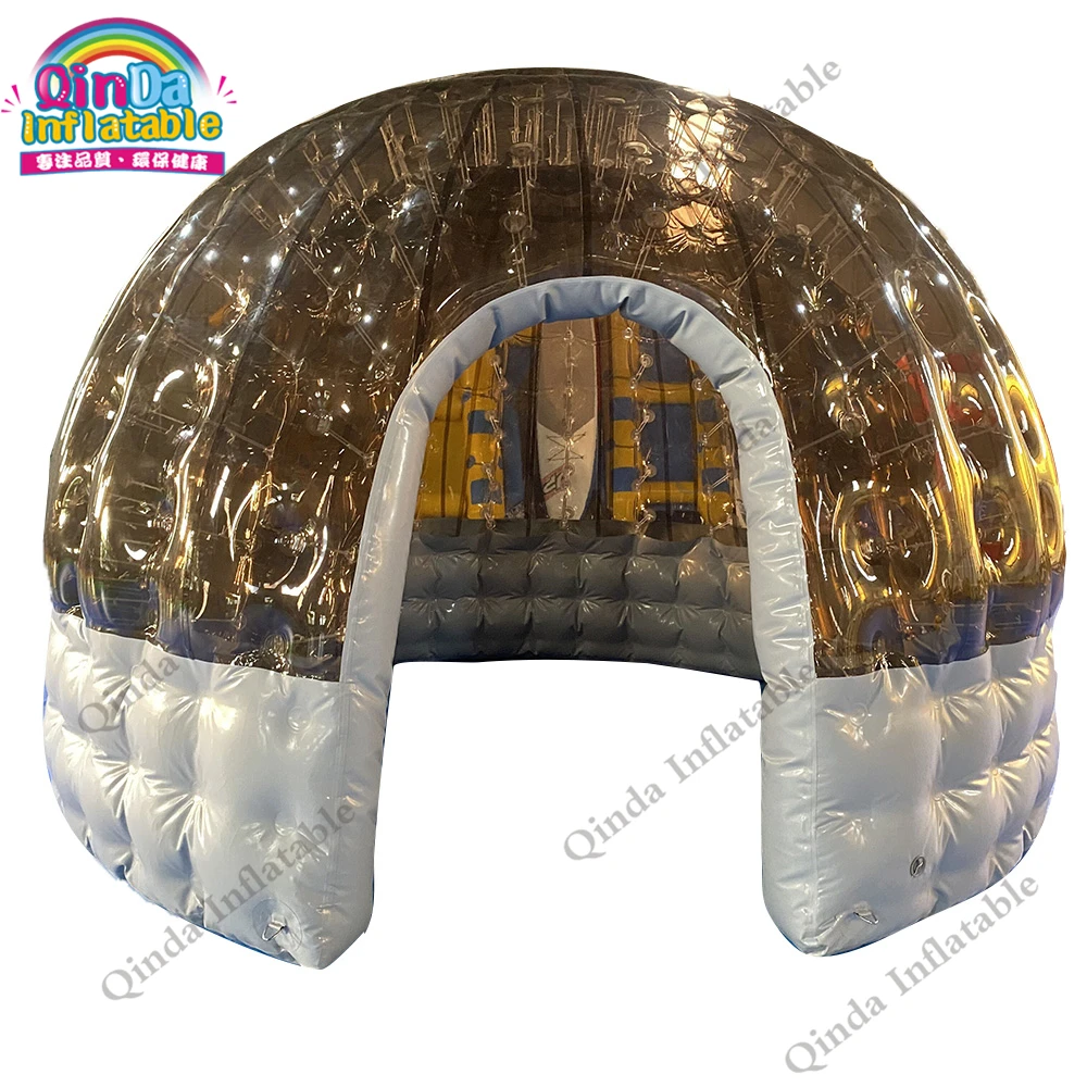 Verkaufen 3m Durchmesser PVC Aufblasbare Dome Blase Iglu Angepasst Aufblasbare Isolation Zelt