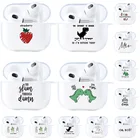 Прозрачный чехол для наушников Airpods 3 с любовным сердцем, беспроводной Bluetooth зарядный бокс для Airpod 2 1, чехол для наушников, чехол s, мягкий силиконовый чехол