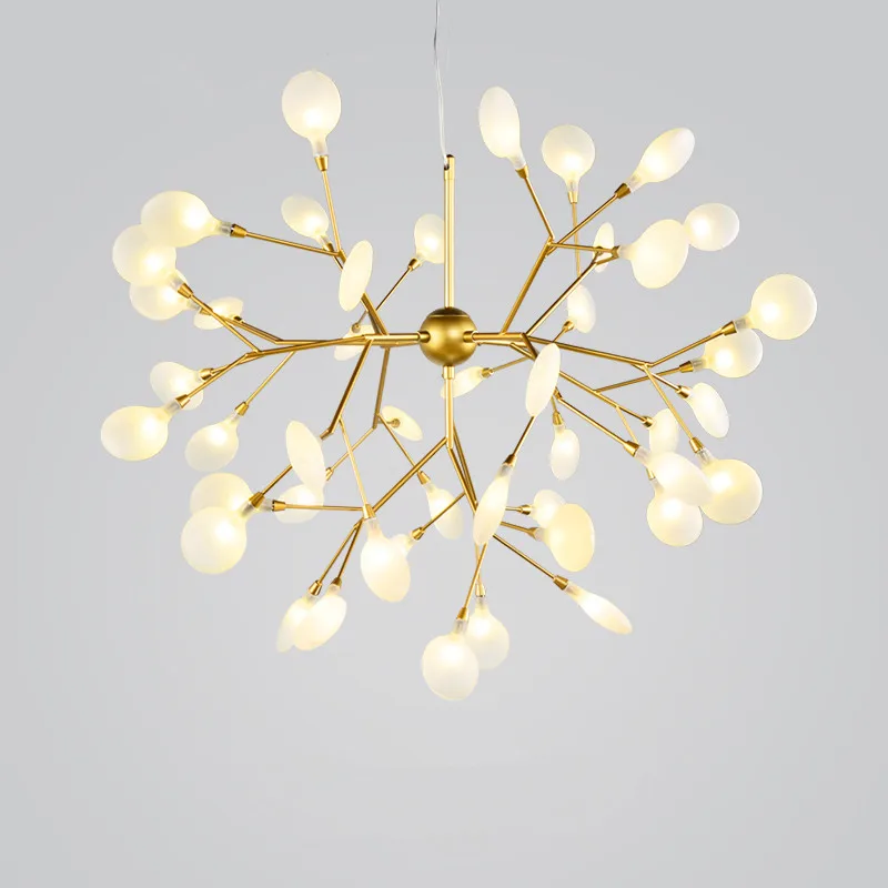 

Креативный арт-деко Золотой/черный филиал люстра светодиодный дерево светильник лист Обеденная Кухня кафе золото висит капля потолочный с...