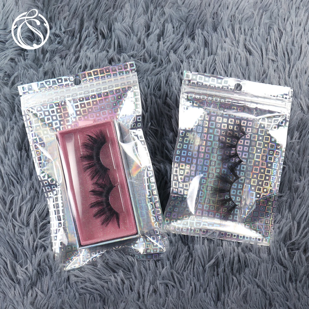 200 шт. Оптовая продажа Детское нижнее белье Лазерная упаковочная сумки Ресницы