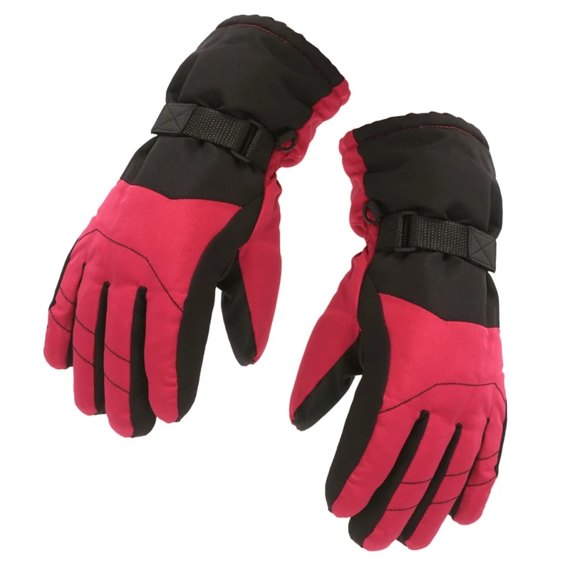 

Kids Child Winter Thicken Warm Mountain Snowboard Ski Gloves Windproof Mittens 54DA
