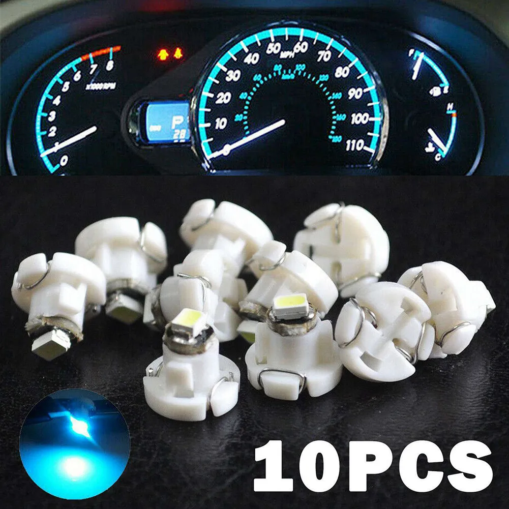 

Light T4.2 10mm Bulbs 10x 12-14VDC Repalce Wedge Automotive Car Climate
