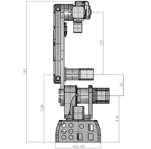

Open Source Secondary Development Desktop Small 6 axis Robotic Arm Manipulator Industrial Teaching Robot 2.5KG Load