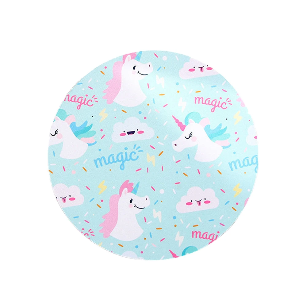 22 см труба милый коврик для мыши с принтом из мультфильма Единорог Аниме