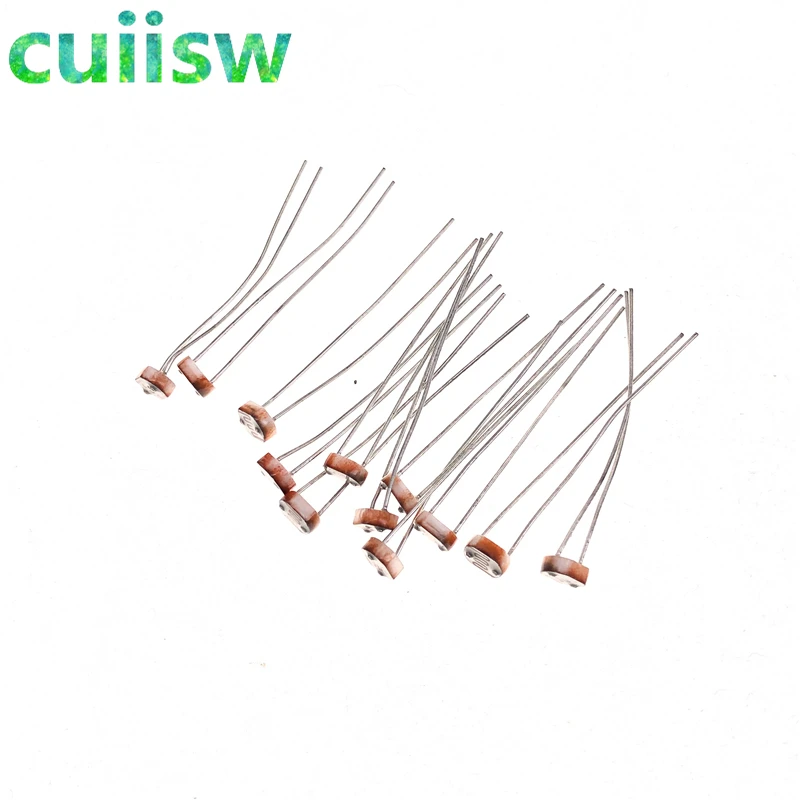 Фоторезистор фоторезистор 5 мм GL5528 20 шт.|5mm|20pcspcs |