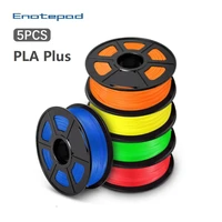 enotepad pla plus filament 1 75mm pla filaments low shrinkage consumable for 3d printer filament combo 5rollsset