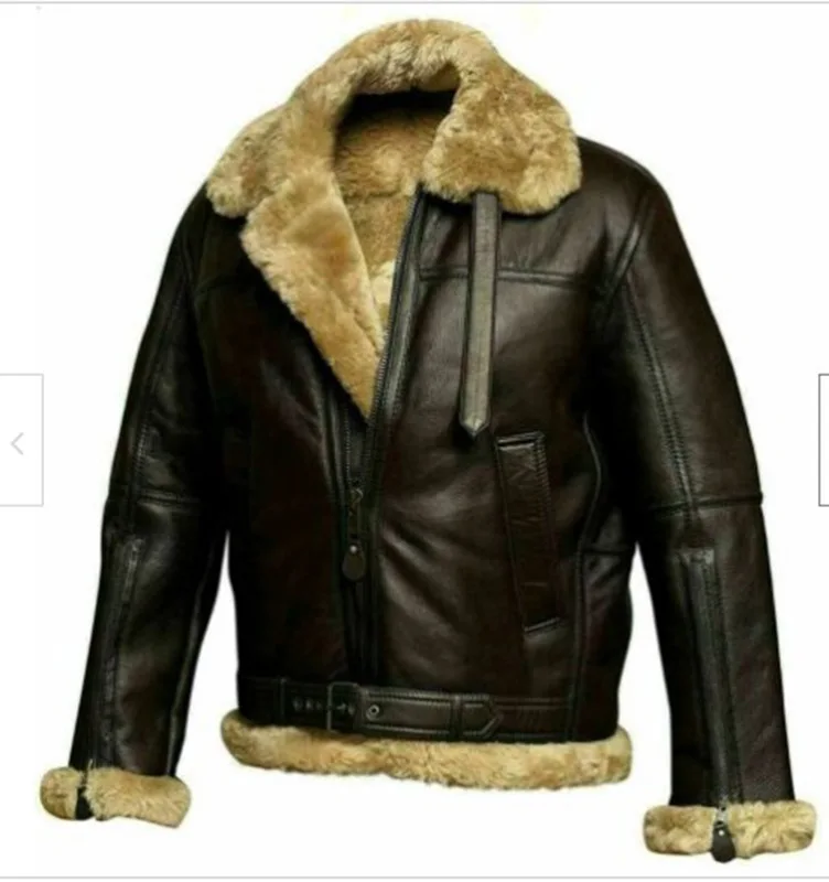 

2021 winter new fashion youth casual three-dimensional patch pocket zipper lapel plus velvet thick men's leather jacket coat