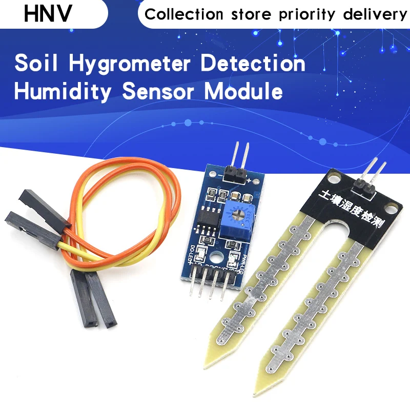 

10PCS Smart Electronics Soil Moisture Hygrometer Detection Humidity Sensor Module For arduino Development Board DIY Robot Car