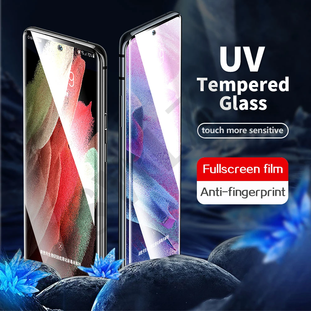2/1 шт. чехол из закаленного стекла для Samsung Galaxy S21 note 20 Ultra S20 S10 S9 S8 10 plus Защитная