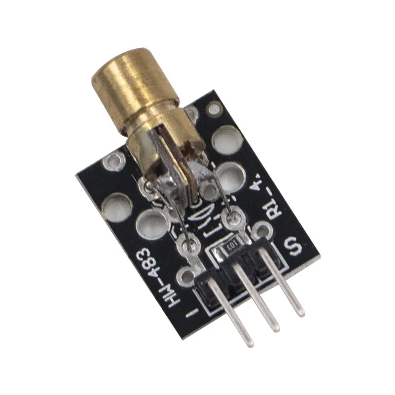 10 шт. KY-008 3pin 650nm красный лазерный передатчик Dot диод Медная головка модуль для Arduino