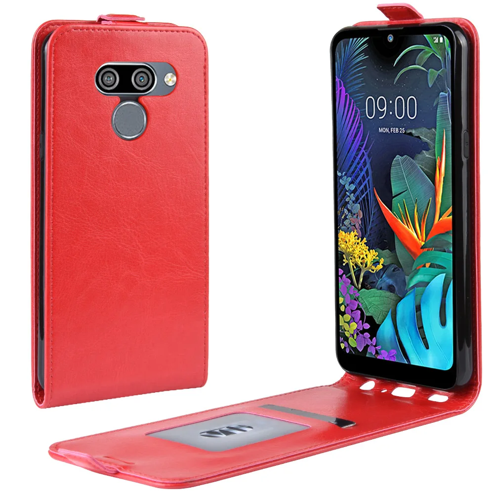Для LG Q60 чехол Роскошный PU кожаный для K50 W10 Stylo 5 4 Q Stylus Q7 защитный флип-чехол с