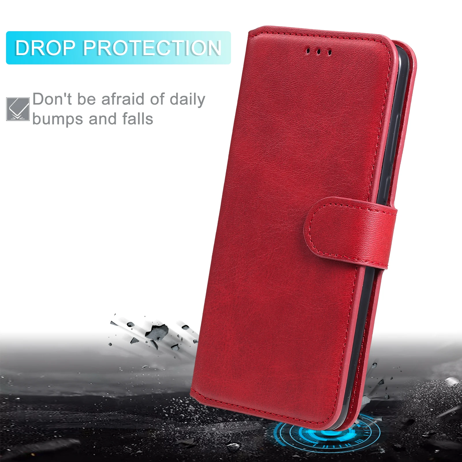 

PU Leather flip book case For OPPO Realme 7 Phone Case Silicon card wallet Cover fundas For OPPO Realme C17 X2 6S 6 7 Pro Case