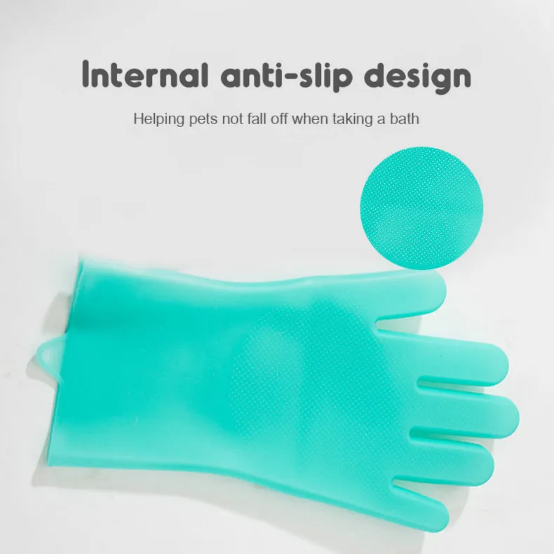 [Обновленная версия] перчатка для ухода за домашними животными Массажная щетка