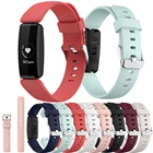 S L размер мягкий силиконовый спортивный сменный ремешок для часов быстросъемный ремешок для Fitbit Inspire 2 Smartwatch модные новые аксессуары