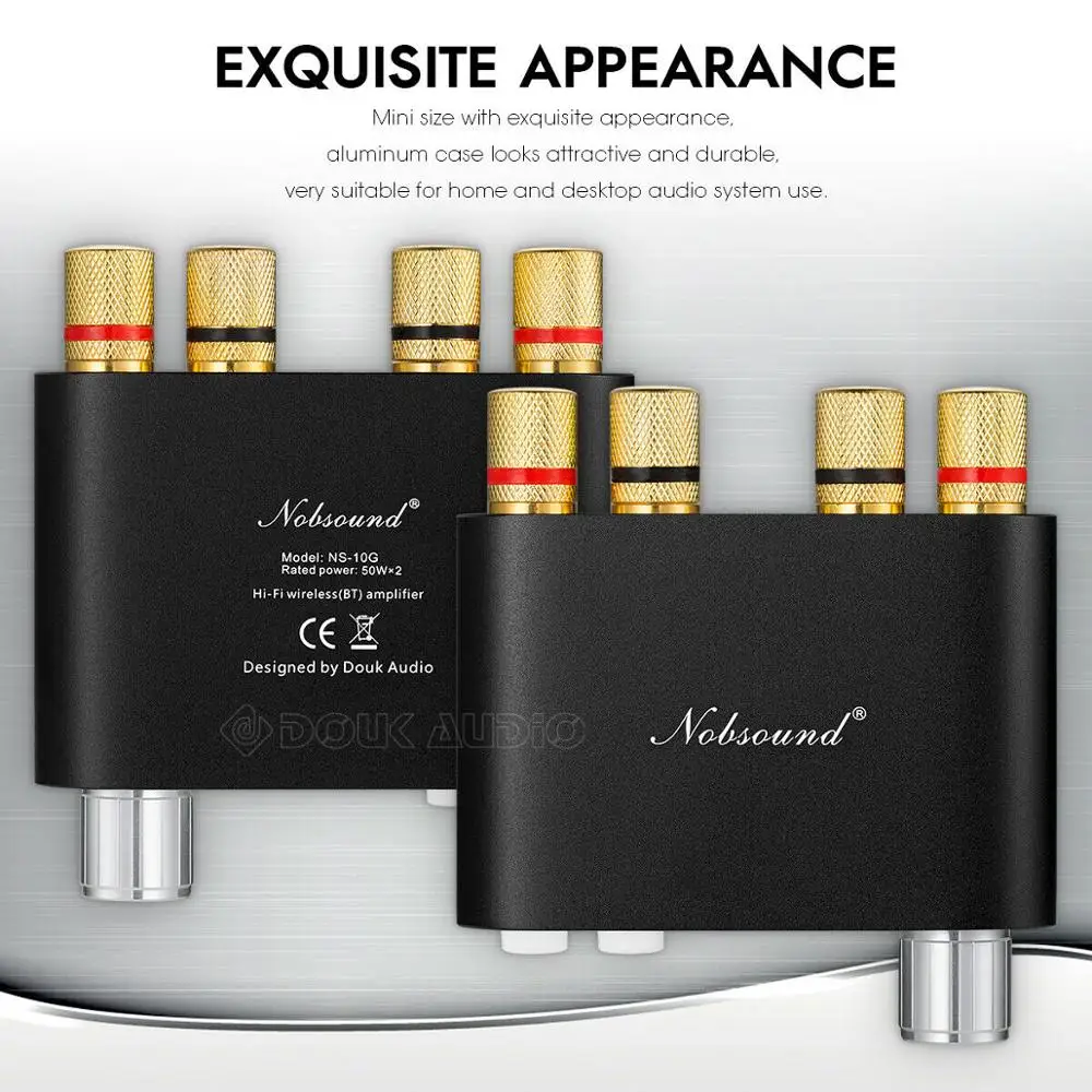 Новейший Nobsound TPA3116 Bluetooth 5,0 Мини цифровой усилитель стерео HiFi домашний аудио усилитель мощности аудио приемник USB ЦАП 50W×2