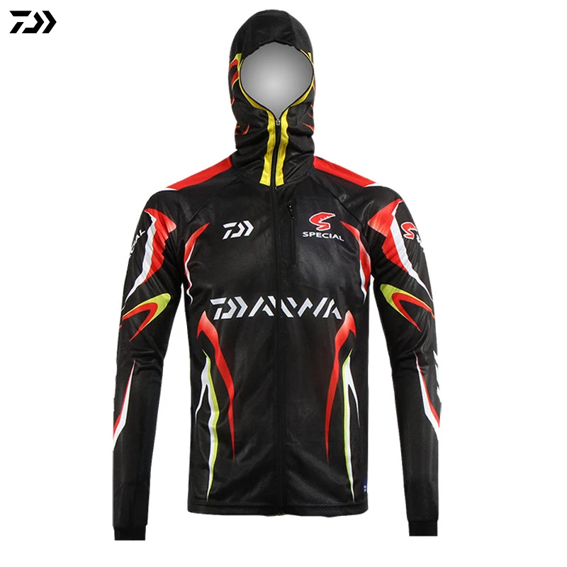 

2020 Fishing Clothing Fishing Jacket Summer Qucik Drying Sun Protection Anti-UV Breathable Hooded Cycling Fishing Shirt