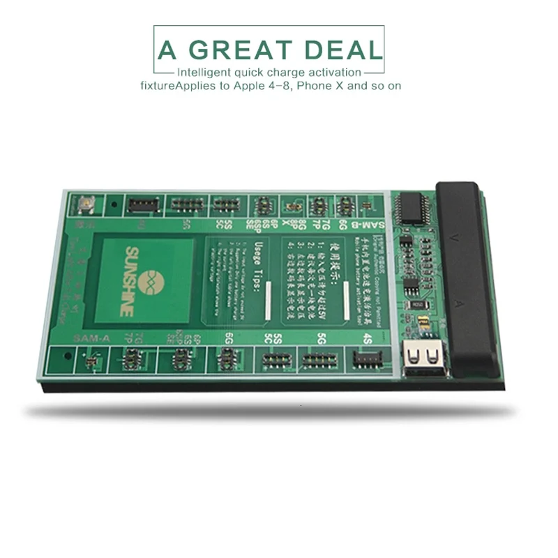 SS 901A зарядное устройство для быстрой зарядки iPhone X 8P 8 7P 7 6S 6 6s Samsung с защитой от