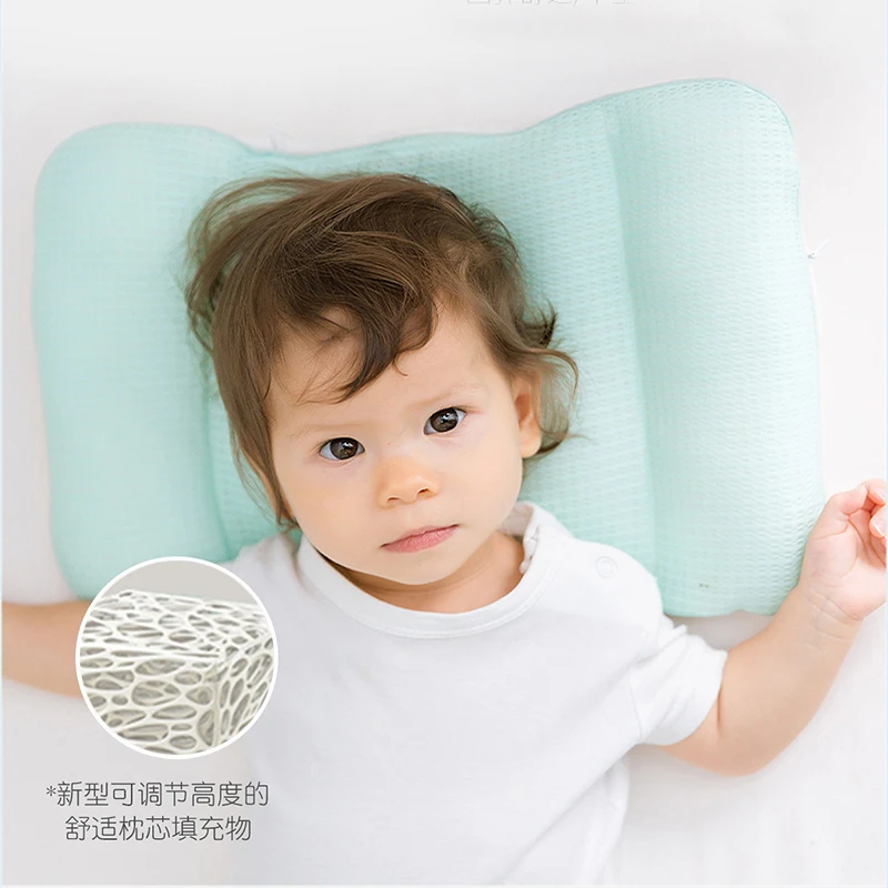 

BabyBreathable Newborn Sleep Support Concave Soft Pillow Shaping Cushion Prevent Flat Head