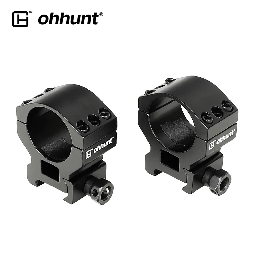 Ohhunt средний профиль 25 4 мм 30 область Пикатинни Кольца Охота прицел кольцо
