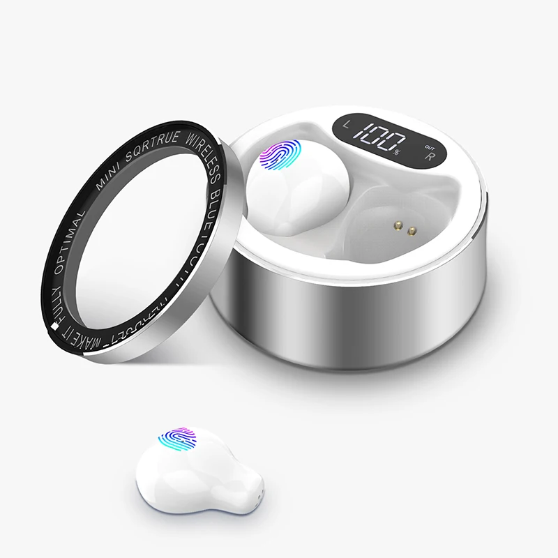SQRMINI X26 ультра мини Беспроводной наушники вкладыши TWS с Скрытая маленькие Bluetooth