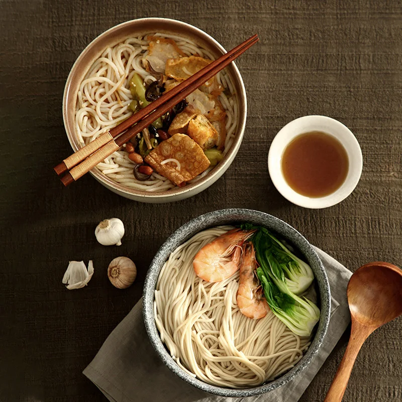 FANCITYJapanese керамическая чашка Ретро миска салатник посуда французский море bowl ramen