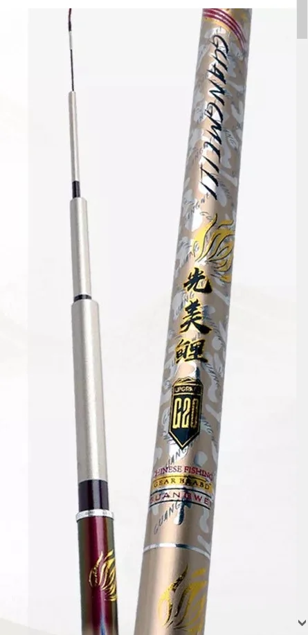 

2020 new taiwan fishing rod 3.6m/4.5m/5.4m/6.3m/7.2m superhard 28 tune black pit fishing pole Sturdy rotating rod slightly