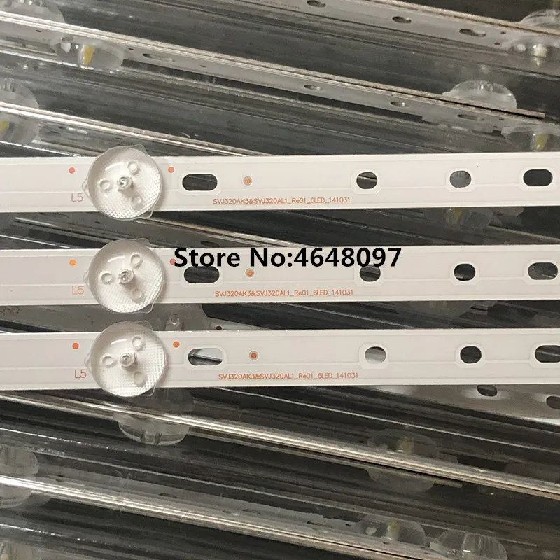 Светодиодная подсветка 1 комплект = 3 шт. для 32inhc Hisense LB-C320X14-E12-H-G1-SE3 SVJ320AG2 SVJ320AK3