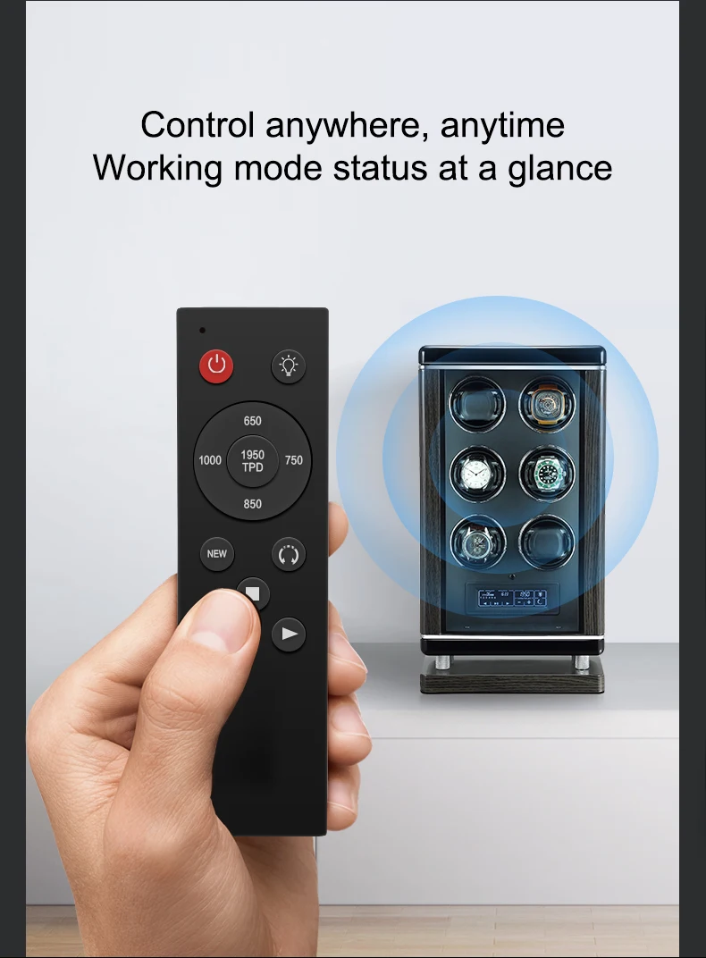 Высококачественные механические часы Winder Box автоматическая 2 4 6 намотка для часов