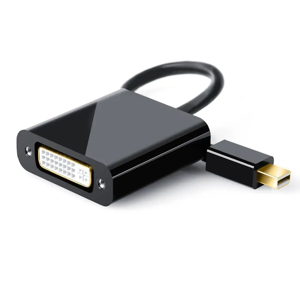 Thunderbolt Mini DisplayPort male DVI female цифровой преобразователь одной связи для Apple Mac