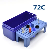 72holes dental sterilising trays high strength plastic autoclavable endo box for burreamer and gutta percha points