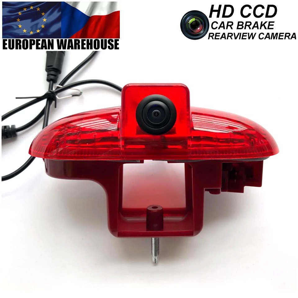 Car Rear View Reverse Camera Brake LED Light Camera for OPEL VAUXHALL VIVARO Renault TRAFIC 2001-2014 Nissan Primastar Combo