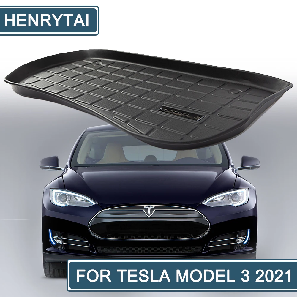 Новая модель 3 2021 коврик для хранения в багажнике автомобиля Tesla Model аксессуары