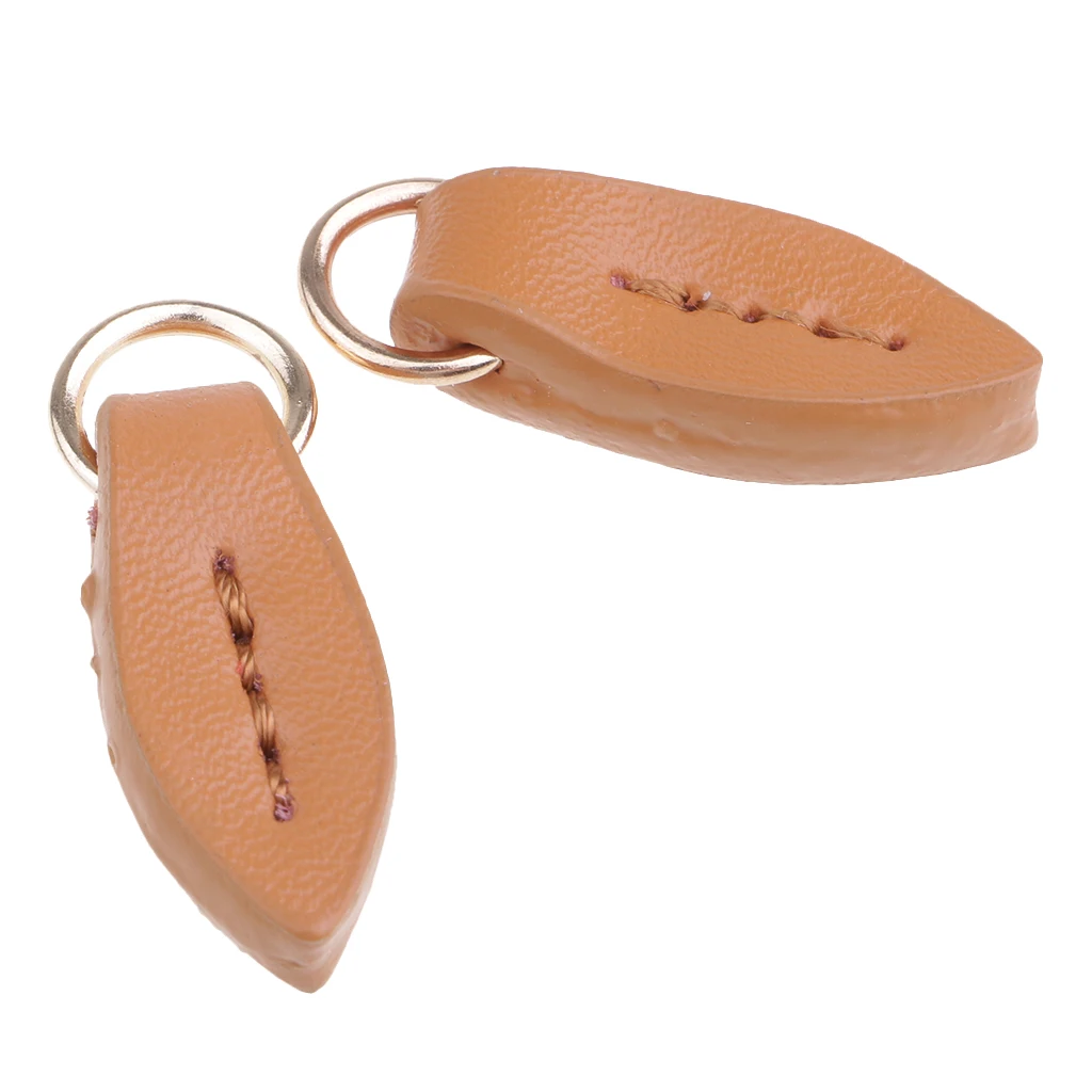 2 шт. кожаные молнии в форме листа молния удлинитель сменные фиксаторы съемник