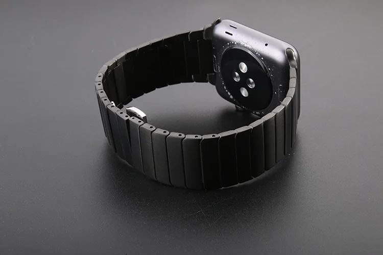 Роскошный браслет из нержавеющей стали для apple watch, 44 мм, серия 5, 4, 2, iwatch, ремешок из нержавеющей стали, 42 мм, с адаптерами
