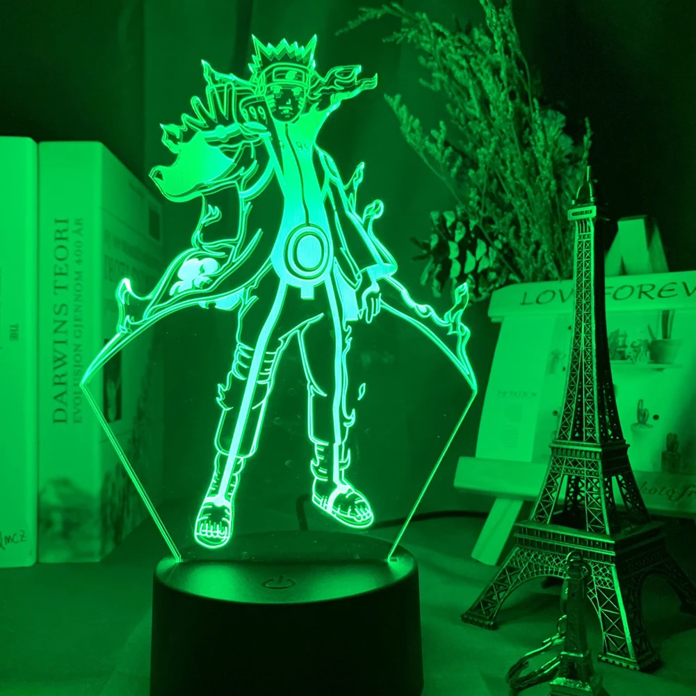

Bedroom 3D Anime Characters LED Night Light Touch Remote Control Table Lamp
