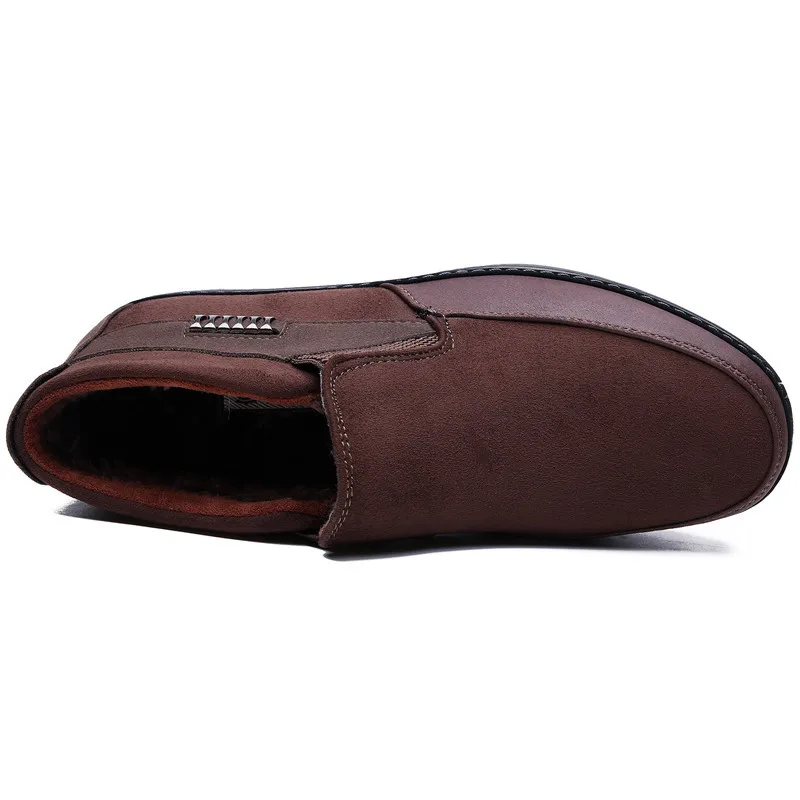 COSIDRAM мужские зимние теплые меховые хлопчатобумажные тканевые повседневные