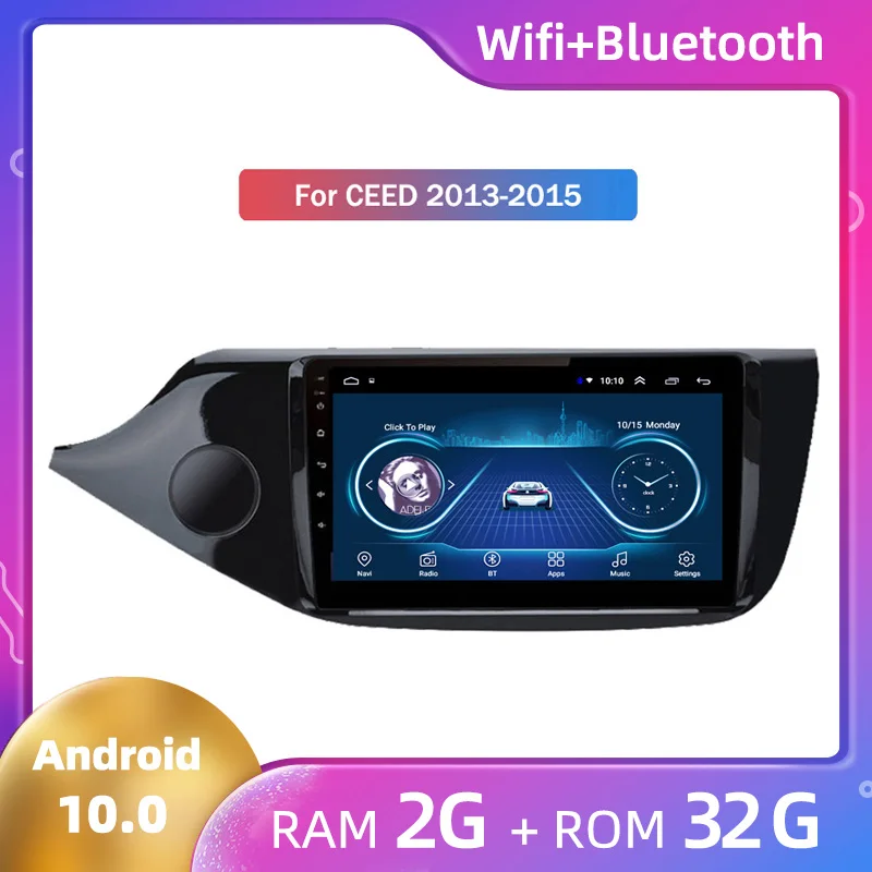 Популярный автомобильный GPS-радиоприемник Android 10 0 для Kia Ceed 2013 2014 2015